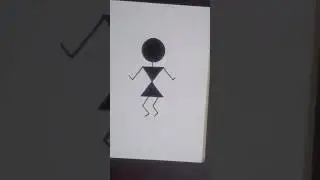 Warli Doodles - Human Figures - Day 1- Man
