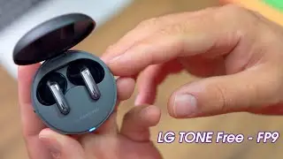 Fone de Ouvido Bluetooth LG TONE FREE FP9 Com Cancelamento de Ruido