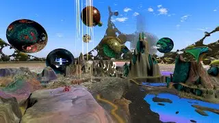 New VRChat world: Where Spheres Bounce by Artist3d