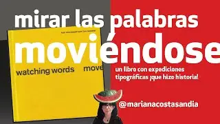 ¡Este libro juega con las PALABRAS como IMÁGENES! Diseño tipográfico creativo🍉