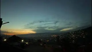 Sunset in Kigali on December 7