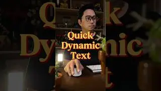🧩 Quick Photoshop Tips: Dynamic Text #tips #dailyvlog #photoshop #design