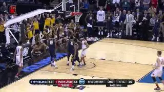 West Virginia vs. Maryland: Daxter Miles Jr. dunk