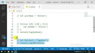 Переменные JS. Variables. Типы переменных.
