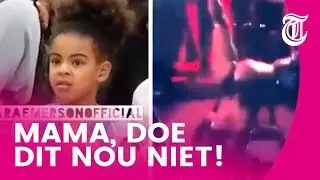 Blue Ivy schaamt zich voor sexy Beyoncé