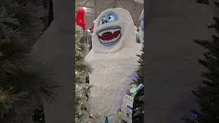 Bumble the abdominal snowman at Lowe's Christmas 🤍 #Christmas #christmasdecorations #lowes
