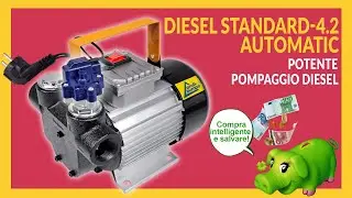 Diesel STANDARD-4.2 Automatic - Pompa autoadescante automatica con 3 ugelli e prefiltro - italiano