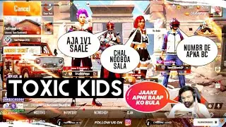 Most Toxic 14 Years Old Kids ever seen in PUBG Mobile |  Use Earphones