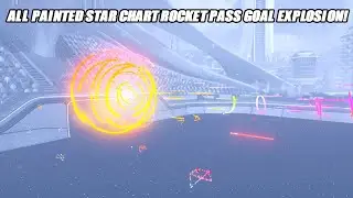 Showcasing All *NEW* Painted Rocket Pass 18 Goal Explosion 