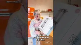 BIG CHILL sent me FREE STUFF !!!! #amycotney #bigchill #fridge #kitchen #storytime #shorts