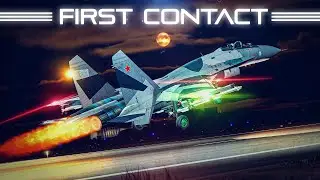 Первый контакт | Су-27 Flanker против натовских F-16 Viper / F-15 Eagle | Цифровой боевой симулятор | DCS |
