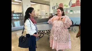 Superintendent Su Visits Marina Middle School