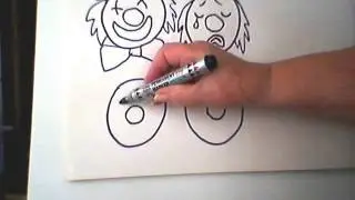 09 Let's draw clown faces
