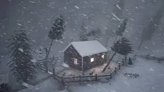 BRUTAL BLIZZARD & Howling Wind Sounds for Sleeping. Frozen Night Storm with Blowing Snow and Wind