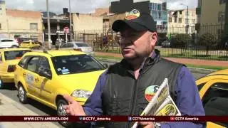 Taxi Drivers in Colombia furious over arrival of Uber