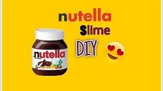 How to make EDIBLE NUTELLA SLIME?! -IamTubest