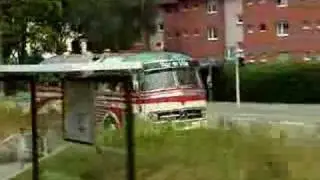 Oldtimer Bus underway