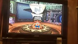 Crash Bandicoot 2 on PS3: Frozen Cortex Head in warp room Glitch. 😅 (Part 3)