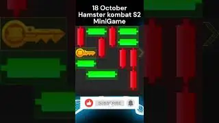 18 October Mini Game Hamster Kombat Daily Mini Game Solved #shorts