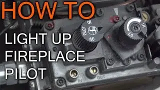 How to Light Pilot on Propane or gas fireplace