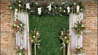 Wedding photo booth /arrangement by/Happybox Decor