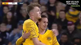 Football Match highlight of Nepal Vs Australia Nep Vs Aus