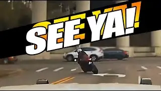 Motorcycle vs 2 Cops