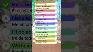 Everyday Conversations: English and Spanish #ingles #espa&ntilde;ol #english #learnenglish
