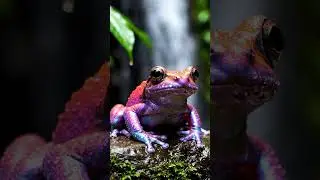Unbelievable Multicolor Frog | Most Beautiful Frog in the World #underwaterworld #oceanlife #marine