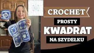 Simple crochet square in 3 colors | Make a bag from 8 squares | Tutorial for beginners