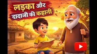 लड़का और दादाजी की कहानी | Moral Story in Hindi Cartoo|LadkaAurDadaji | MoralStoryHindi