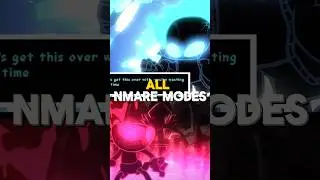 ALL Nightmare Modes In INDIE CROSS! #indiecross #cuphead #sans #indiegame #nightmaremode #ccart