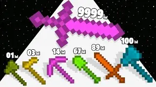 Merge Digger Run 3D - Level Up Pickaxe Max Level Gameplay (Auto Digger)