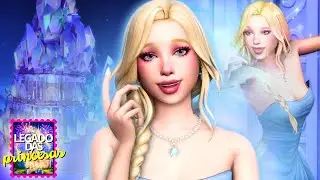 ELSA CONSTRUIU O CASTELO DE GELO! l DESAFIO DO LEGADO DAS PRINCESAS l The sims 4 l #03