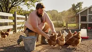Morning With the Hens 🐔🧸 | Gay Bears In Motion