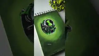 Как рисовать - рисунок Омнитрикса Бен10 🔥 #ben10 #viralshort