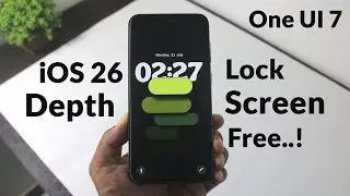 iOS 26 Depth Effect Lock Screen On Any Samsung One UI 7