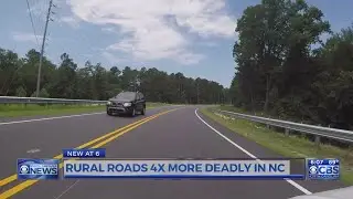 NC ranks 8th in nation for fatal crashes on rural roads