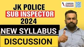 JKP SUB INSPECTOR SYLLABUS 2024 OUT |