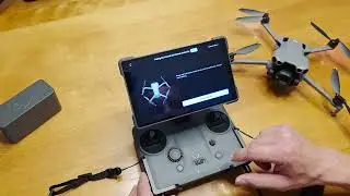 Dji Mini 5 Pro connecting to the Dji RC Pro 2 