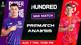 NOS vs WEF 3rd Match | The Hundred 2025 NOS vs WEF Dream11 Prediction