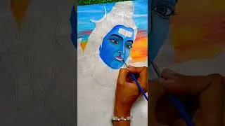 Mahadev and Nandi Beautiful 🌹💁🏻&zwj;♀️💞#youtubeshorts #art #shortsfeed #drawing #mahadev 