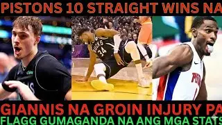 🔥 Flagg ON FIRE! Pistons 10-Game Win Streak | Giannis Ki Chot Ne NBA Hila Di!