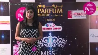 Miss South India 2016  Contestant - Sahithya Rajasekhar  #misssouthindia2016 #pegasusglobal