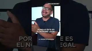 El nombre de tu empresa comercial Vs. el nombre legal #KCH #dejameteexplico #loanofficer #LLC