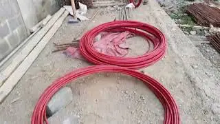 Pt Slab cable shifting top roof slab#construction #engineering 