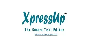 XpressUp - The Smart Text Editor