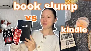 i tried reading on my kindle for a week to fix my reading slump (it did not go to plan) 