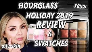 NEW Hourglass Ambient Lighting Palette Ghost Review | 7 hr Wear Test - Vegan Palette