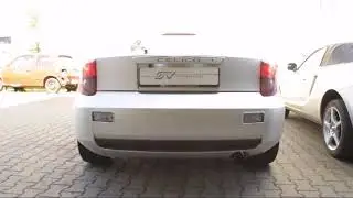 Circuit Sports exhaust system on Stock Celica 1.8 vvti